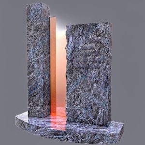 Памятник из стекла 01